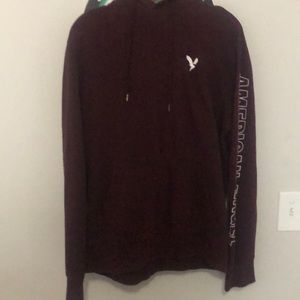 Ae Super Soft Hoodie Men's Burgundy M